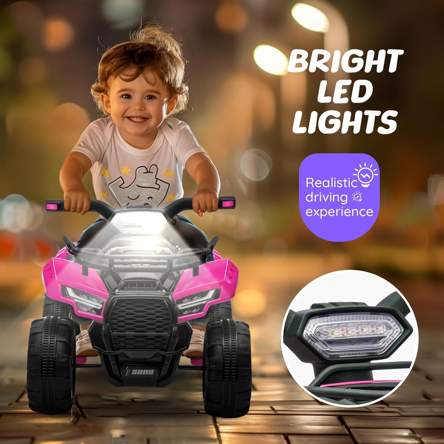 Aosom Aosom 6 Volt 1 Seater All-Terrain Vehicles Battery Powered Ride On