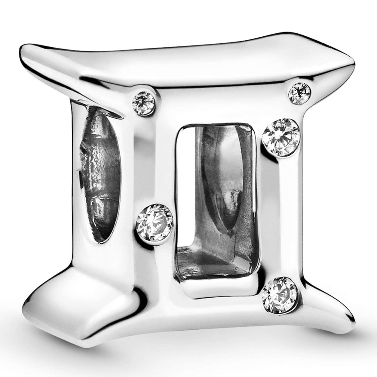 PANDORA Sparkling Gemini Zodiac, Clear CZ