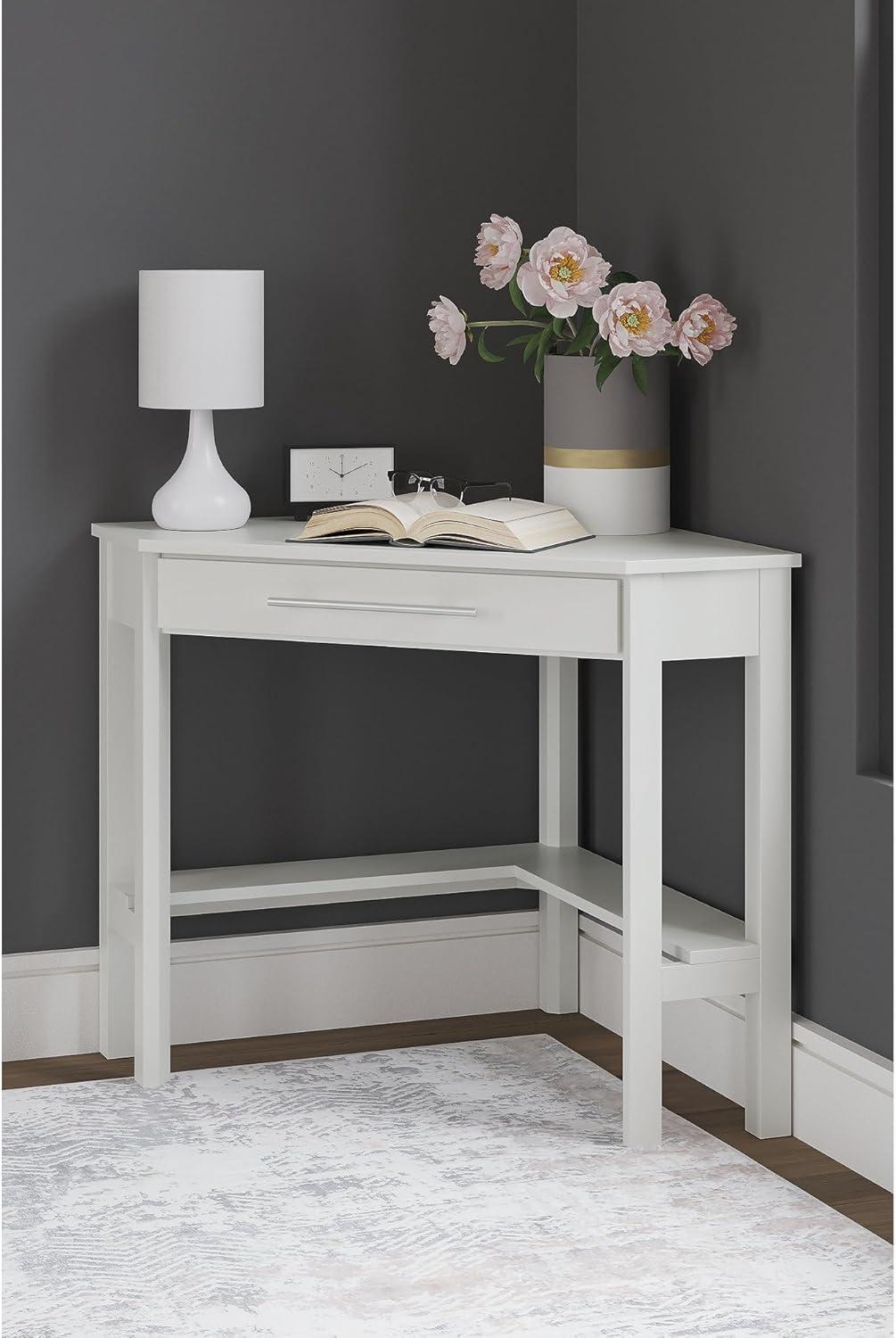 Keyiona Corner Solid Wood Base Writing Desk