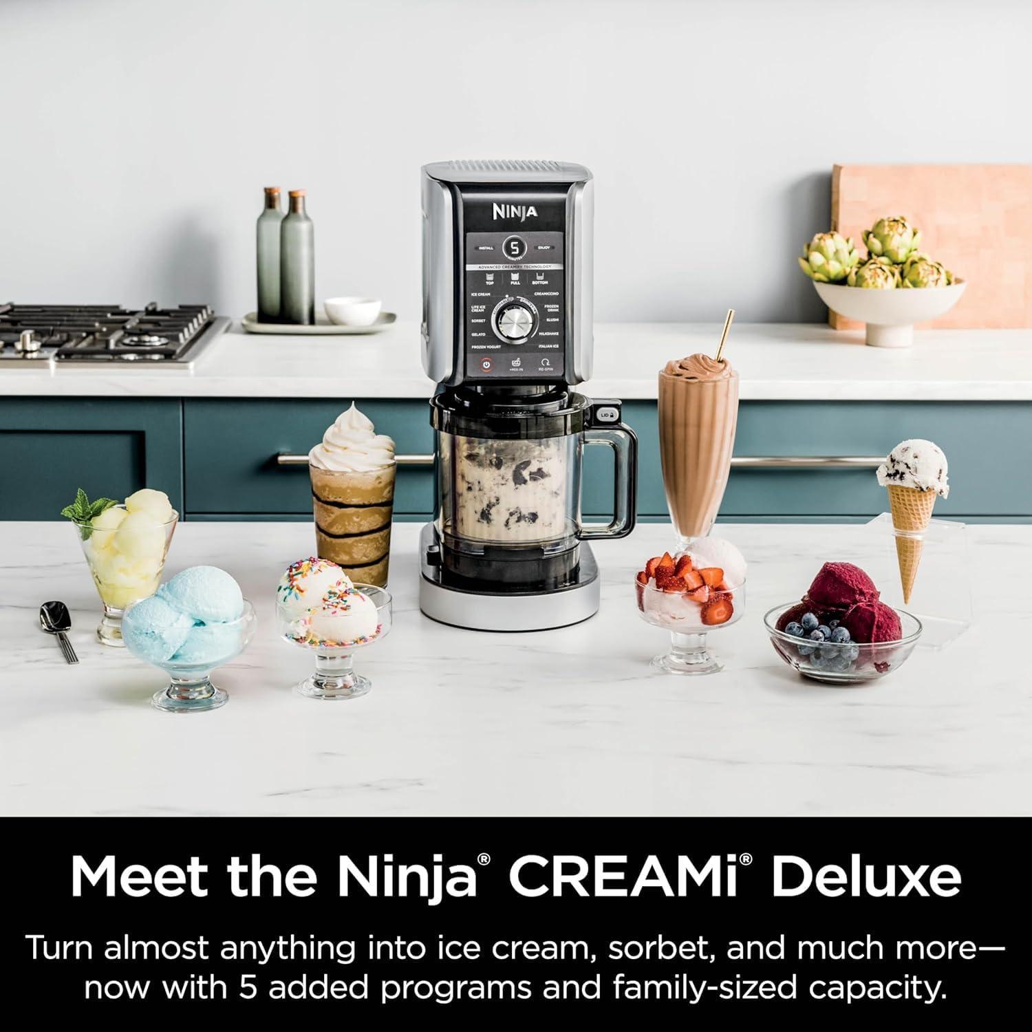 Ninja ® CREAMi ® Deluxe 11-in-1 Ice Cream and Frozen Treat Maker