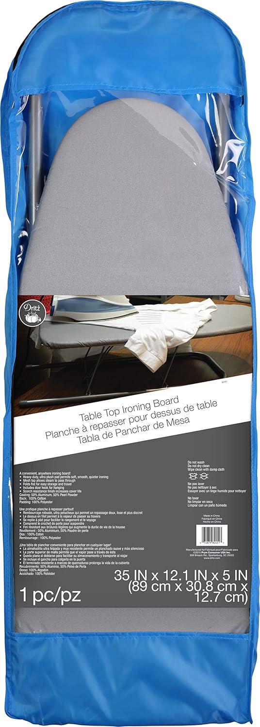 Dritz Collapsible Table Top Ironing Board