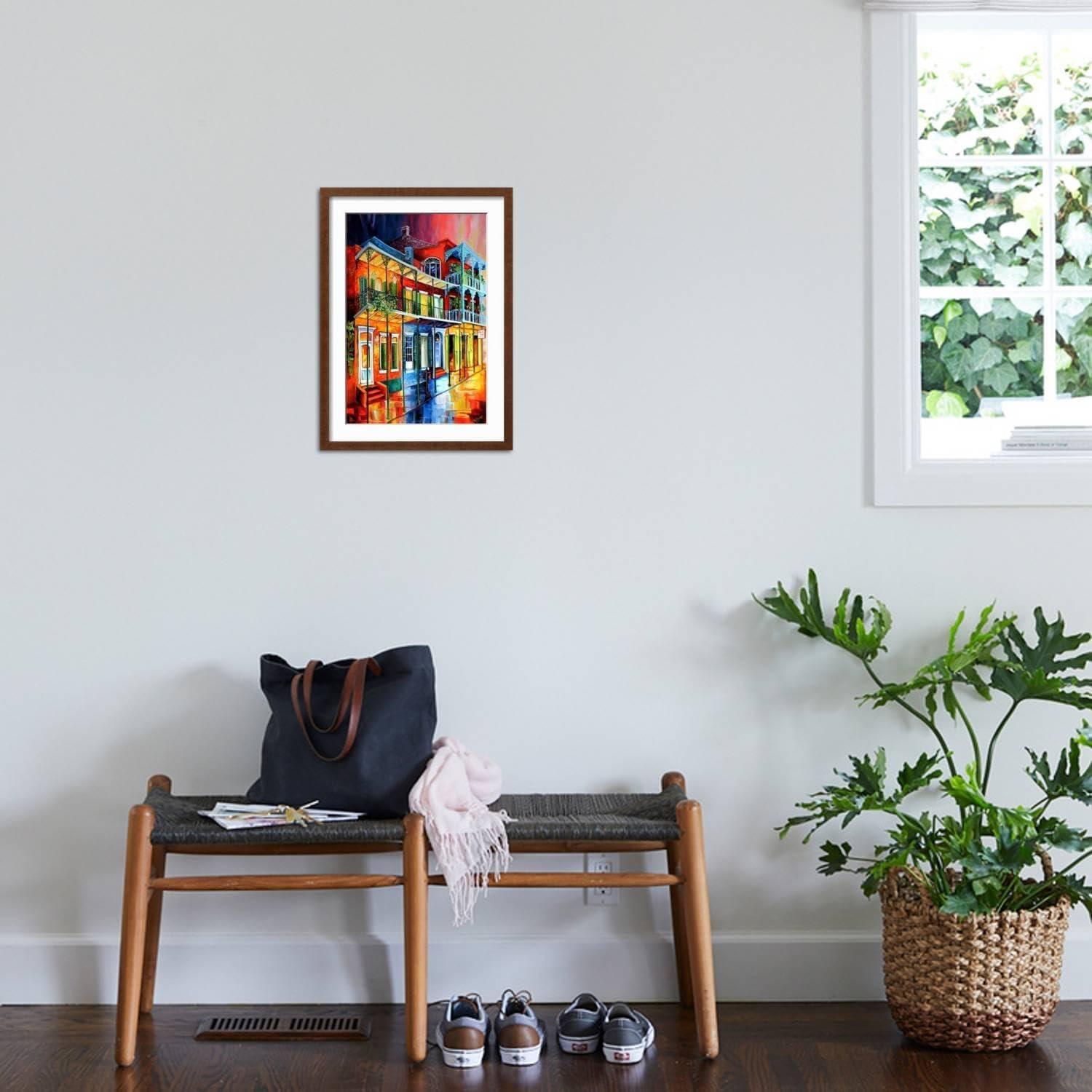 Art.com Early Morning on Royal Street Art Print by Diane Millsap, 12" x 18"