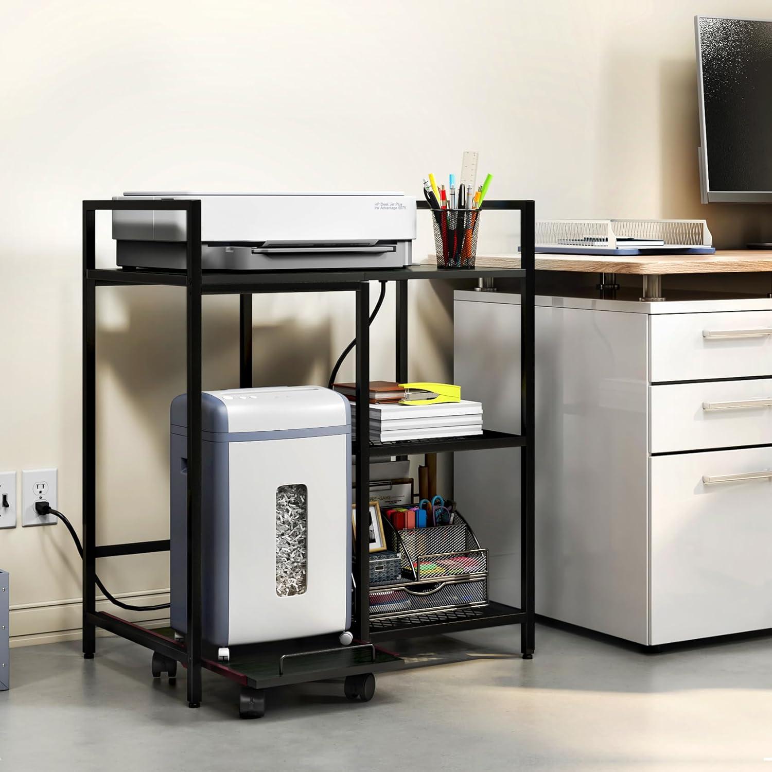 TC-HOMENY 28'' H x 23.5'' W Printer Stand