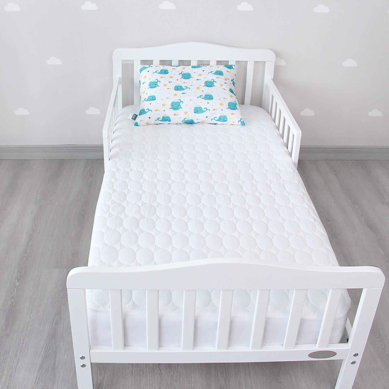 Biloban Toddler Waterproof Crib Mattress Pad Cover(52\"x 28\"), Baby Bed Mattress Protector