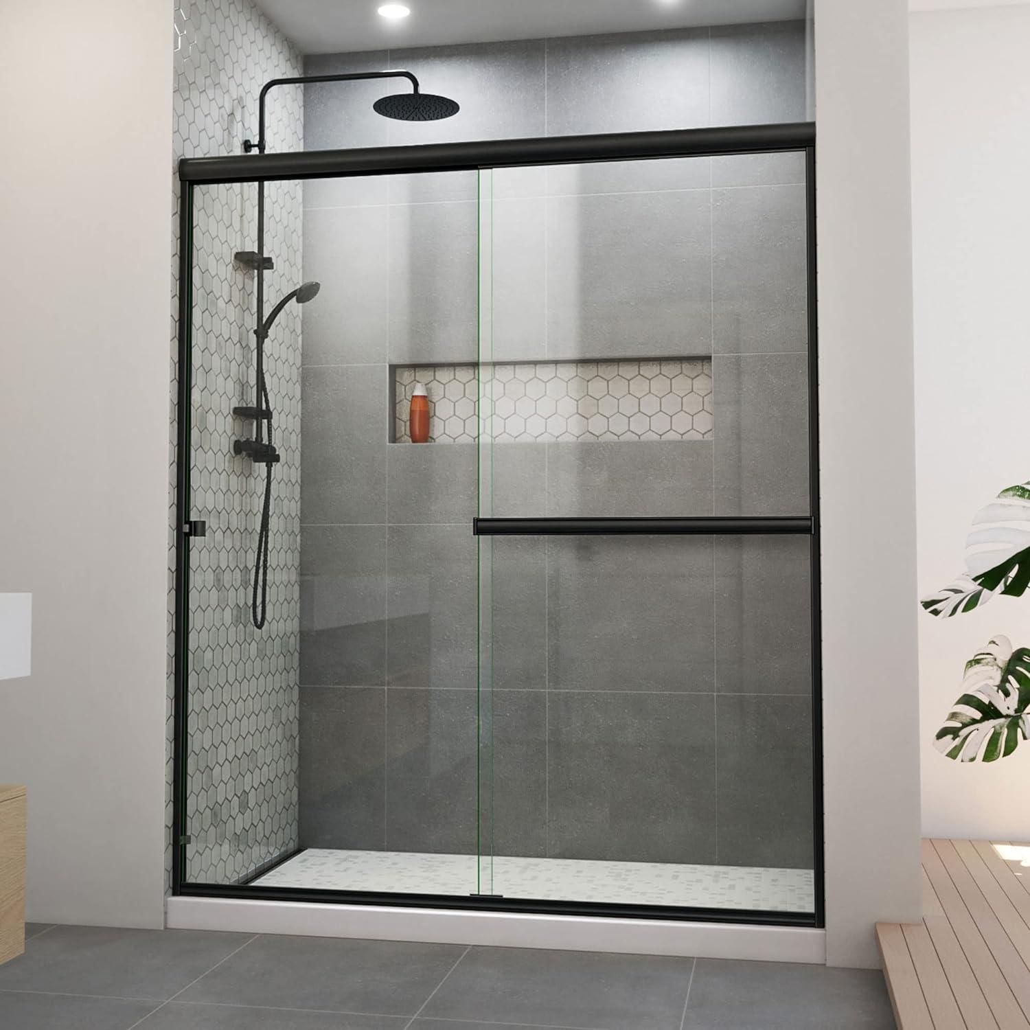 DreamLine Alliance Pro BGX 56-60 in. W x 70 3/8 in. H Semi-Frameless Sliding Shower Door