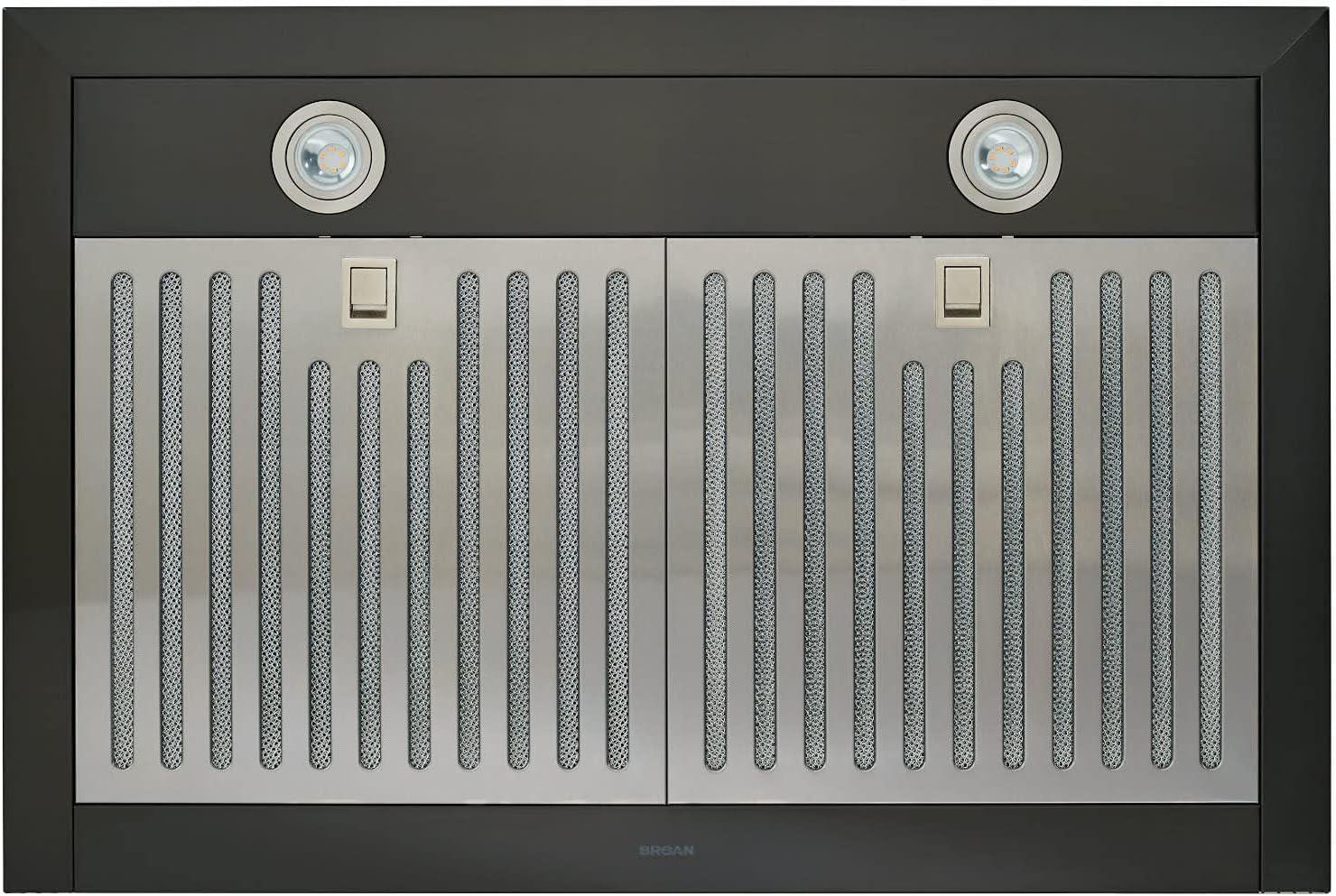 Broan 30" Classic Pyramid Chimney Hood, 450 CFM, LED, LOW PROFILE