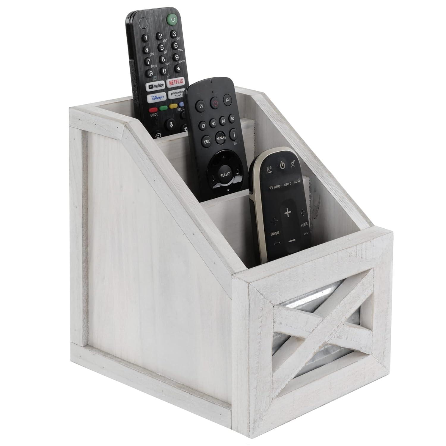 Autumn Alley Rustic Remote Control Holder Organizer