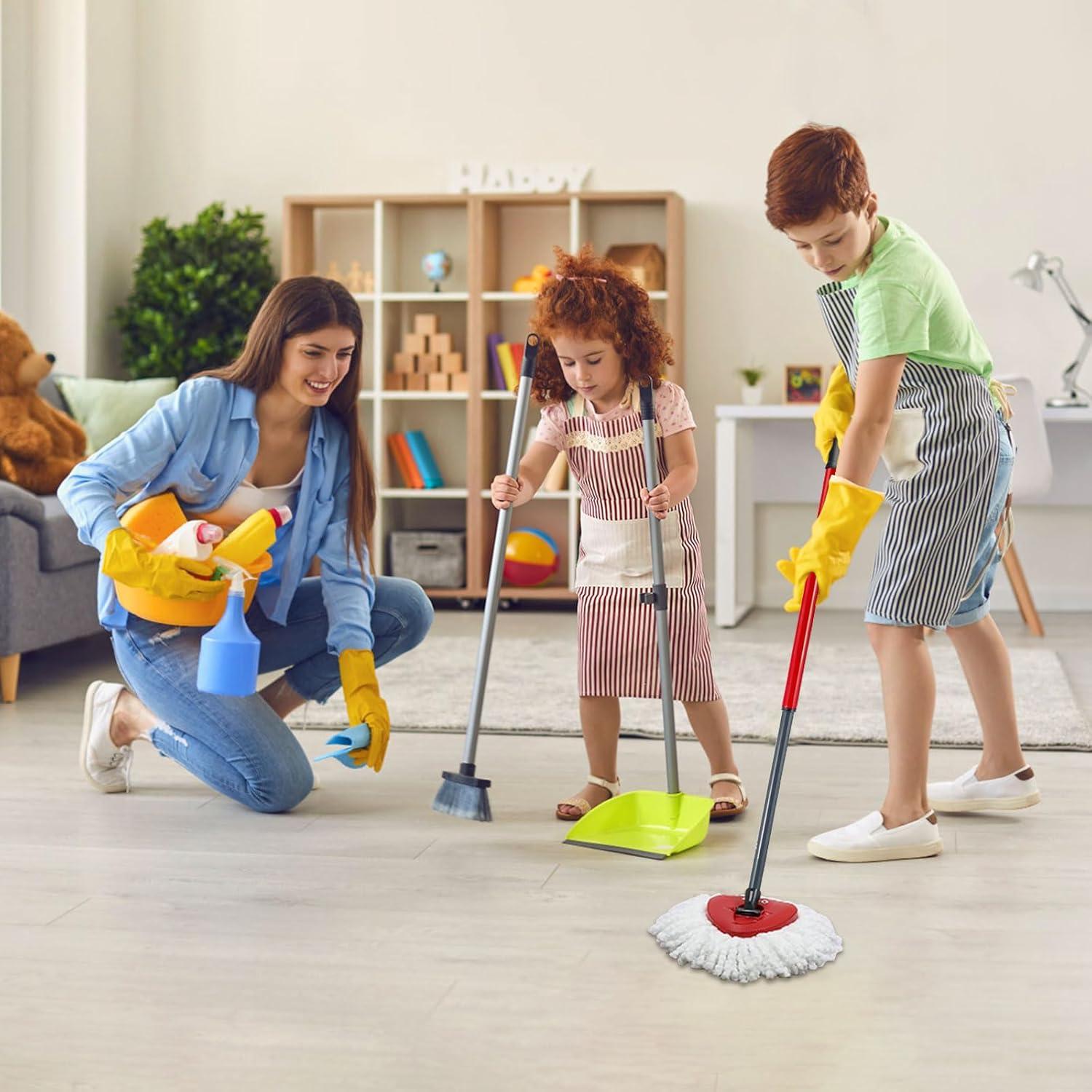 6 Pack Spin Mop Refill - Replacement Head Compatible with O cedar, Microfiber Spin Mop Refills,clean the floor. Easy Floor Cleaning Mop Head Replacement - Bonison