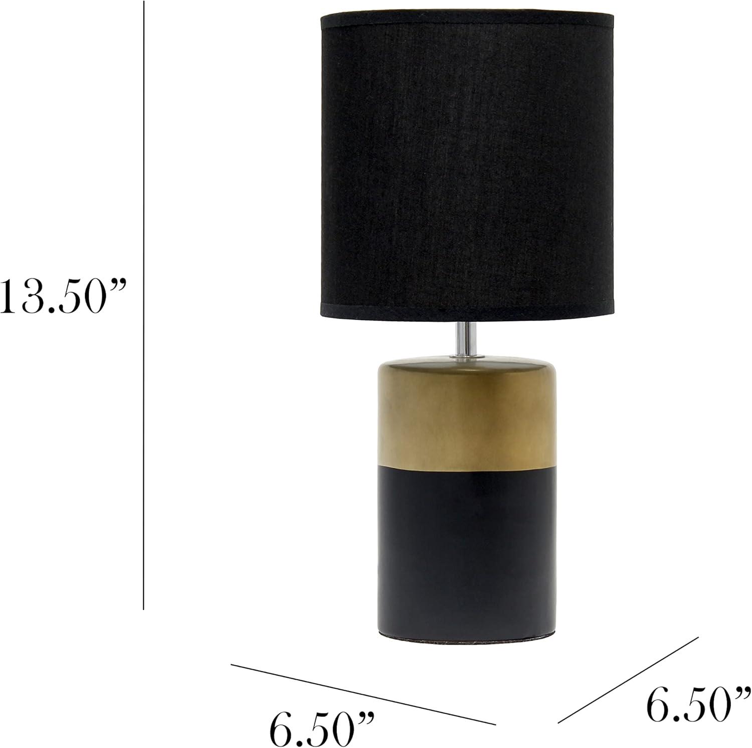 Two-Tone Basics Table Lamp - Simple Designs