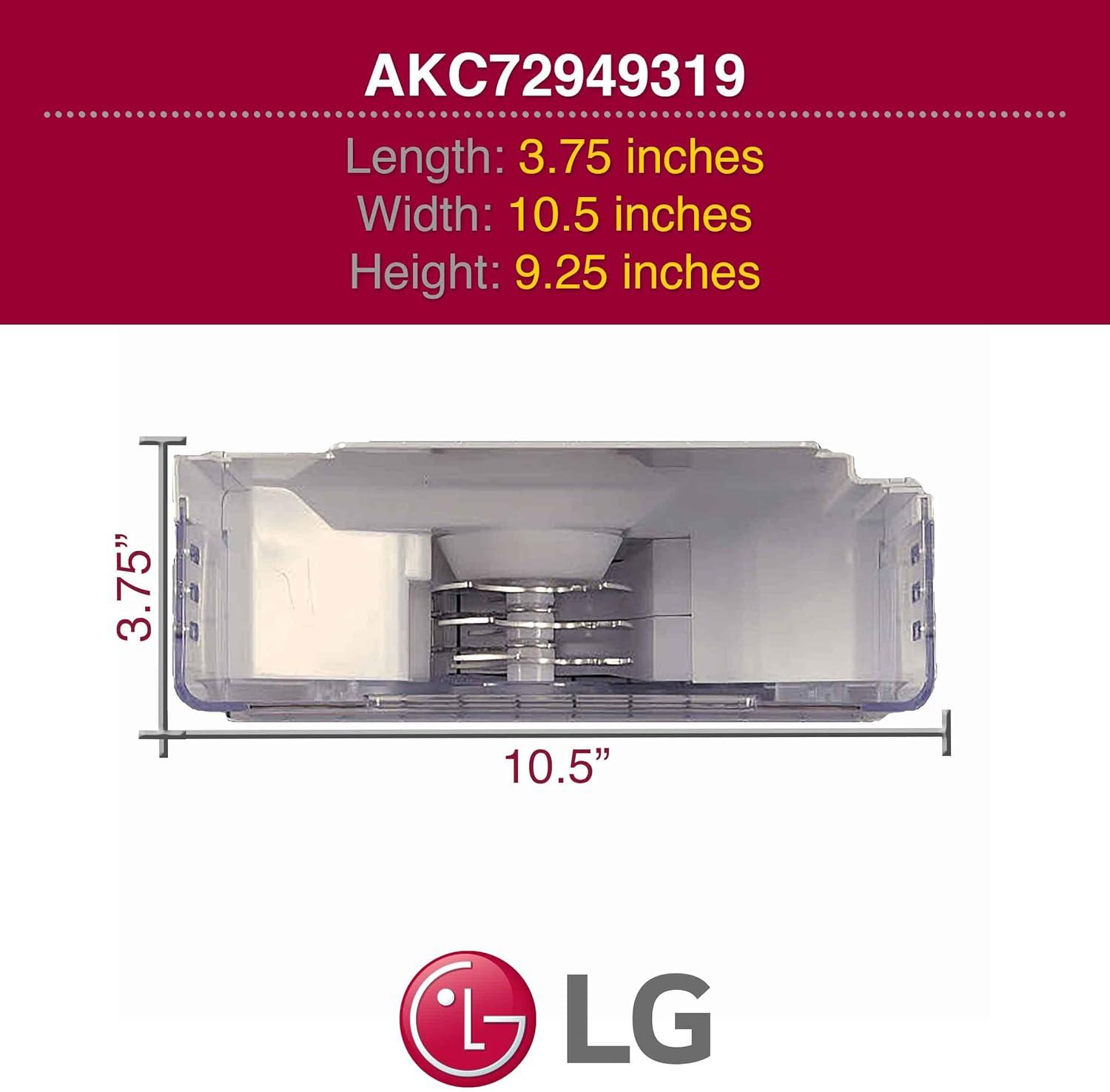 Genuine LG AKC72949319 Refrigerator Ice Bucket Assembly