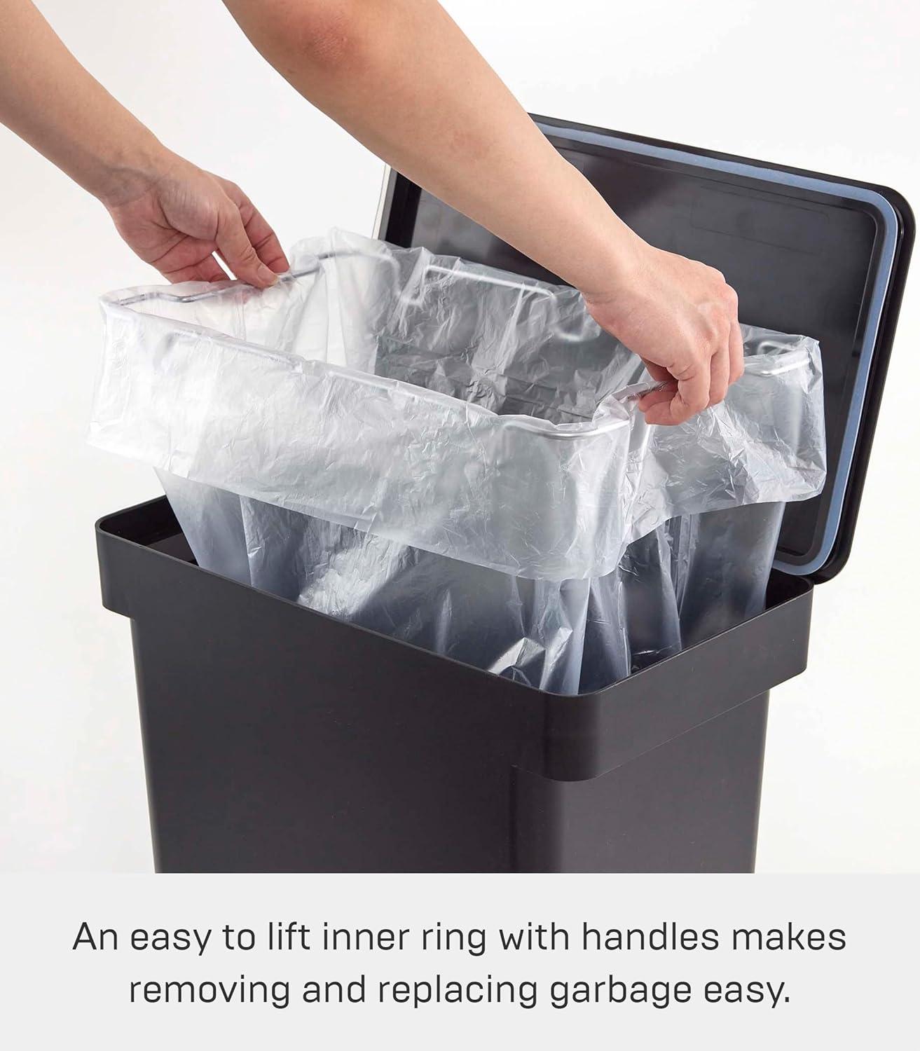 Yamazaki Home Tower 6.6 Manual Lift Trash Can