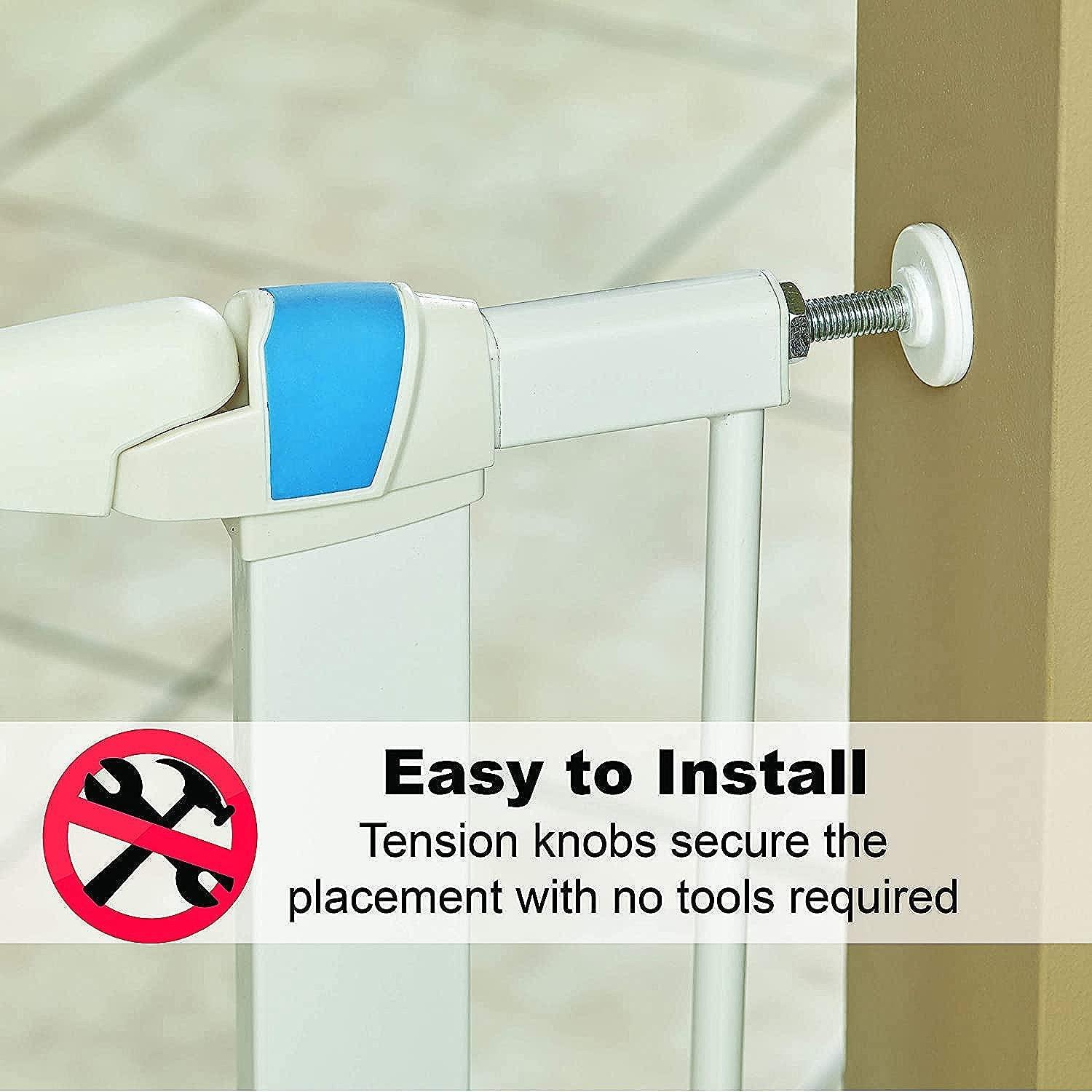 MidWest Homes for Pets Gate/ Walk-thru Steel Pet Gate & Reviews | Wayfair