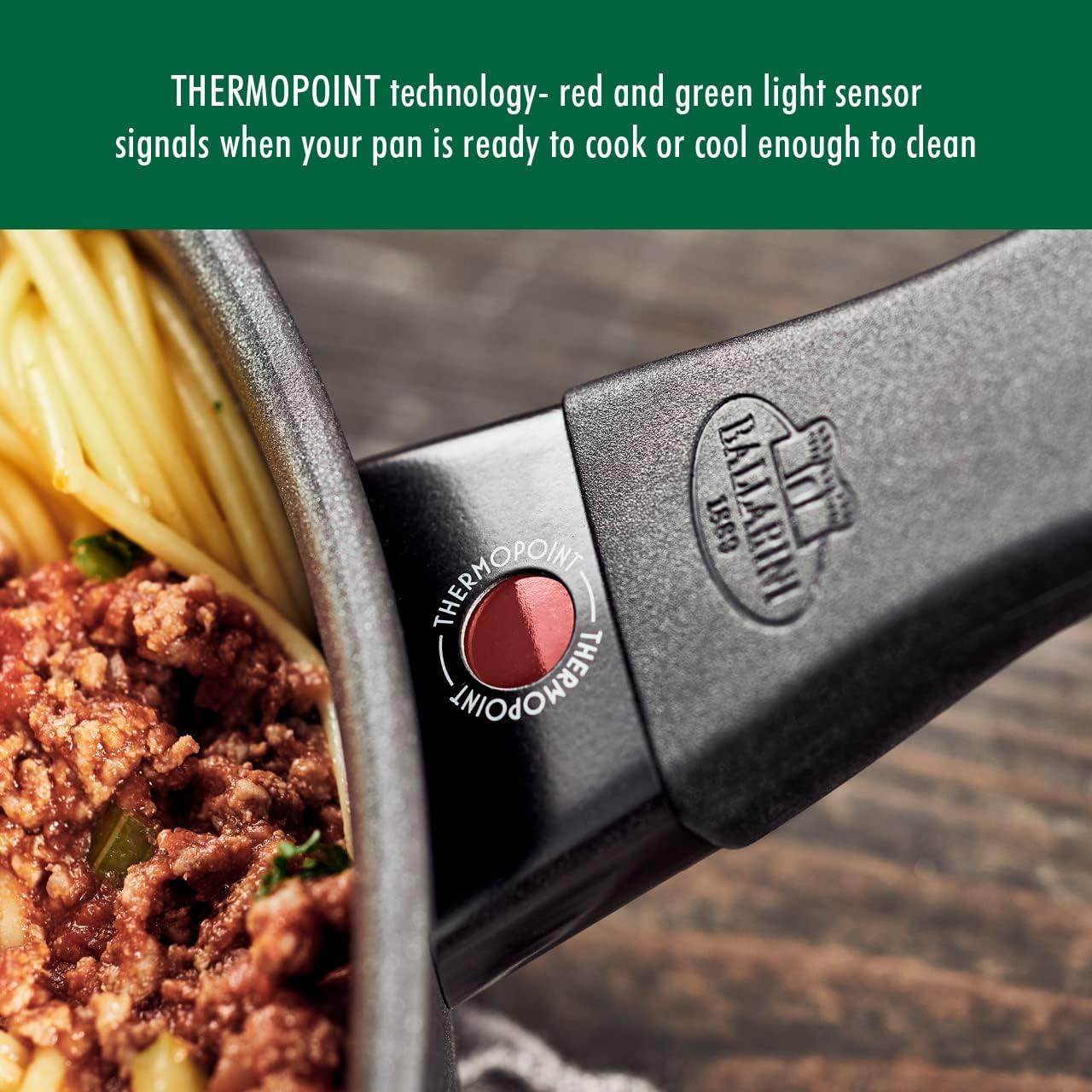 BALLARINI Parma by HENCKELS Forged Aluminum Nonstick Fry Pan Set, 2-Piece, Granite