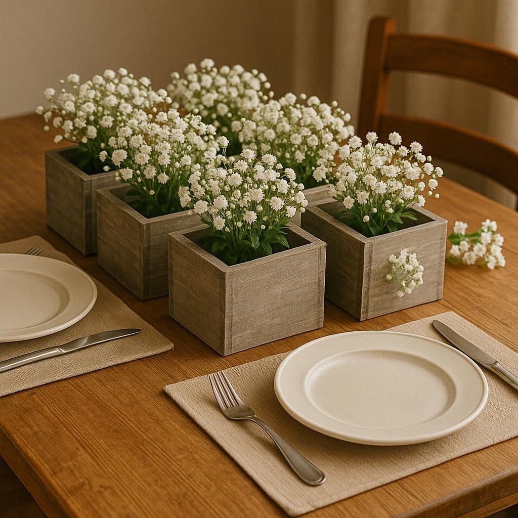 Union Rustic Gritton Wood Table Vase (Set of 6)