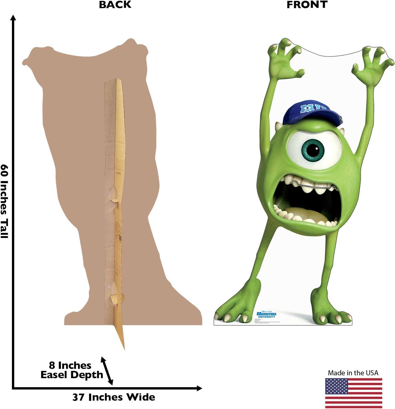 Life-Size Green Cardboard Standup of Mike Wazowski