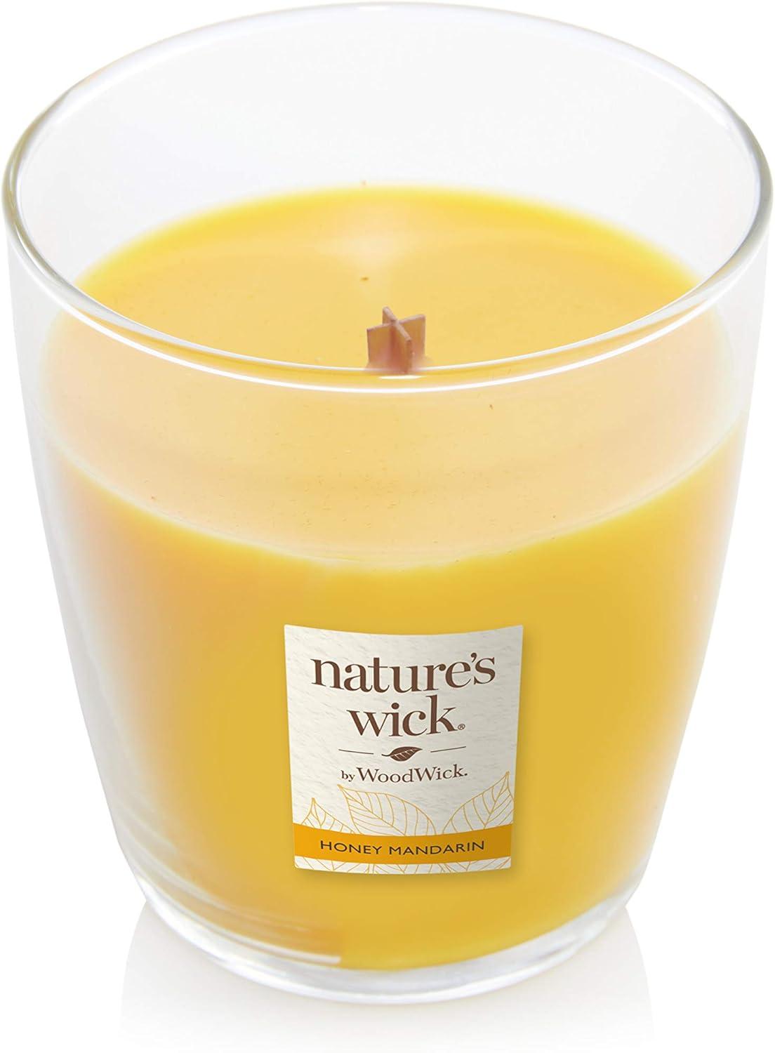 Nature's Wick Honey Mandarin Candle