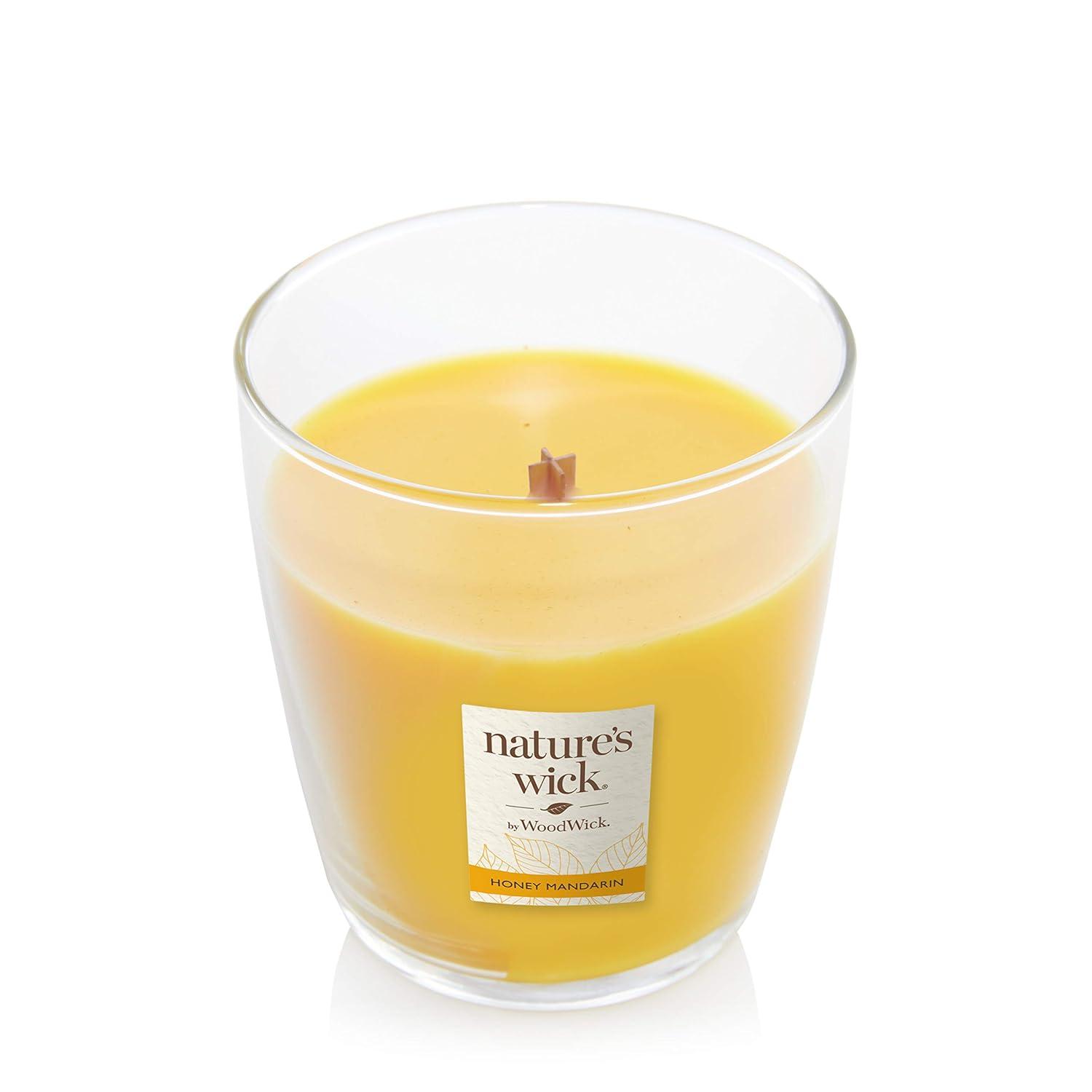 Nature's Wick Honey Mandarin Candle