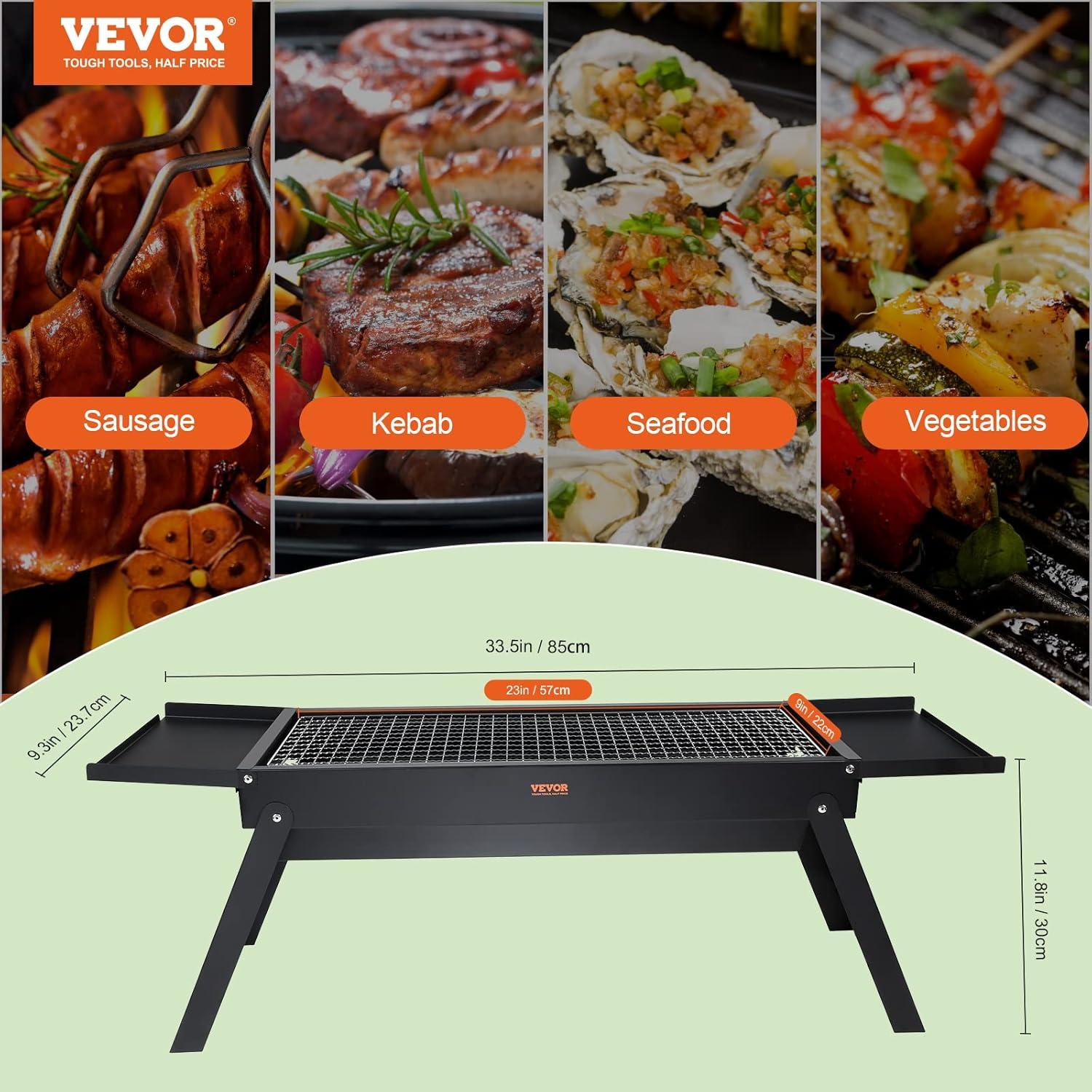 VEVOR VEVOR 33.5'' W Portable Charcoal Grill