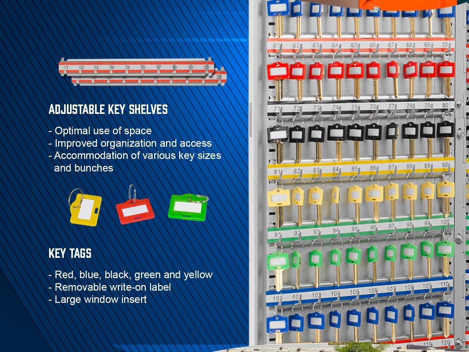 1170 KEY ADJUSTABLE LOCK BOX GREY