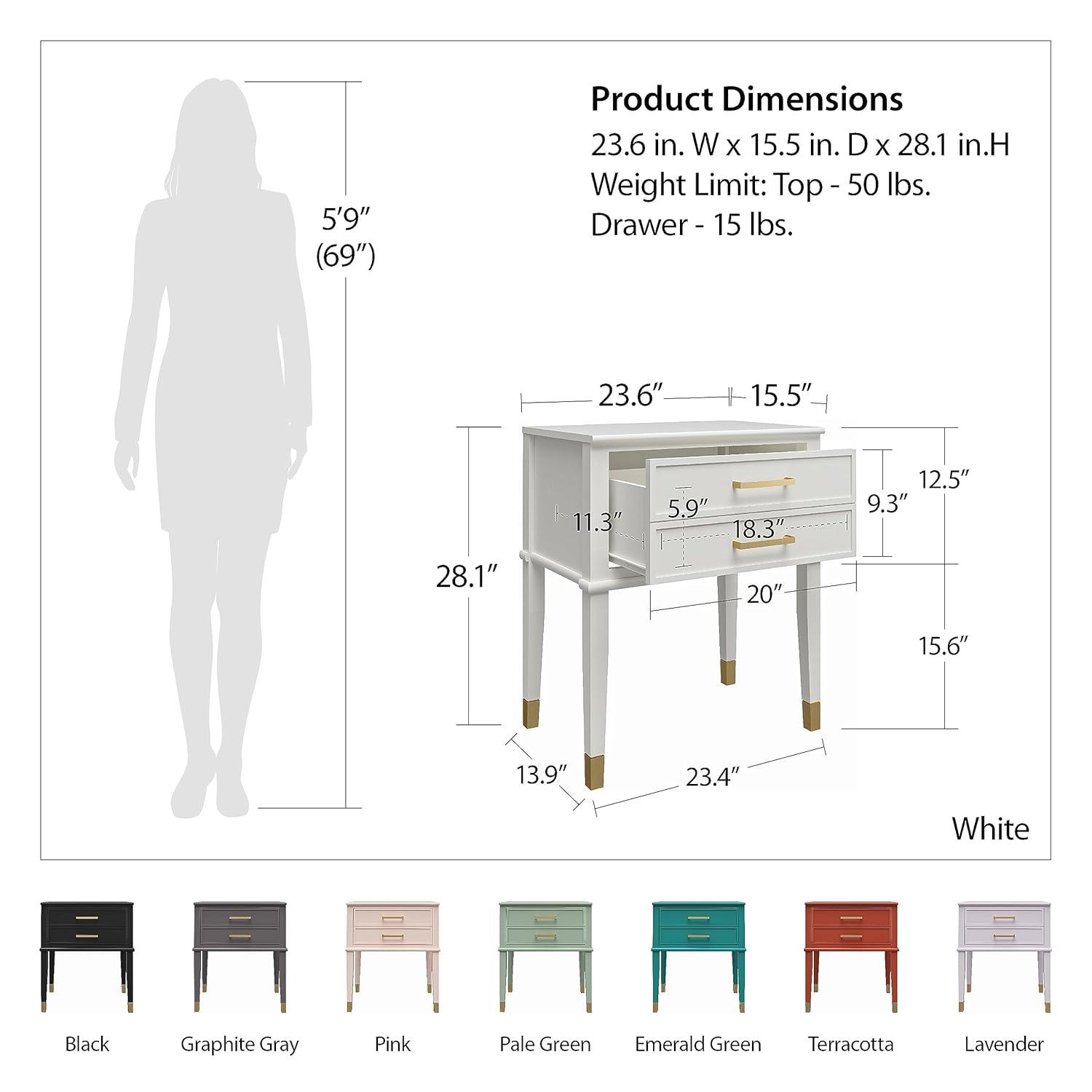 Westerleigh 1-Drawer Nightstand
