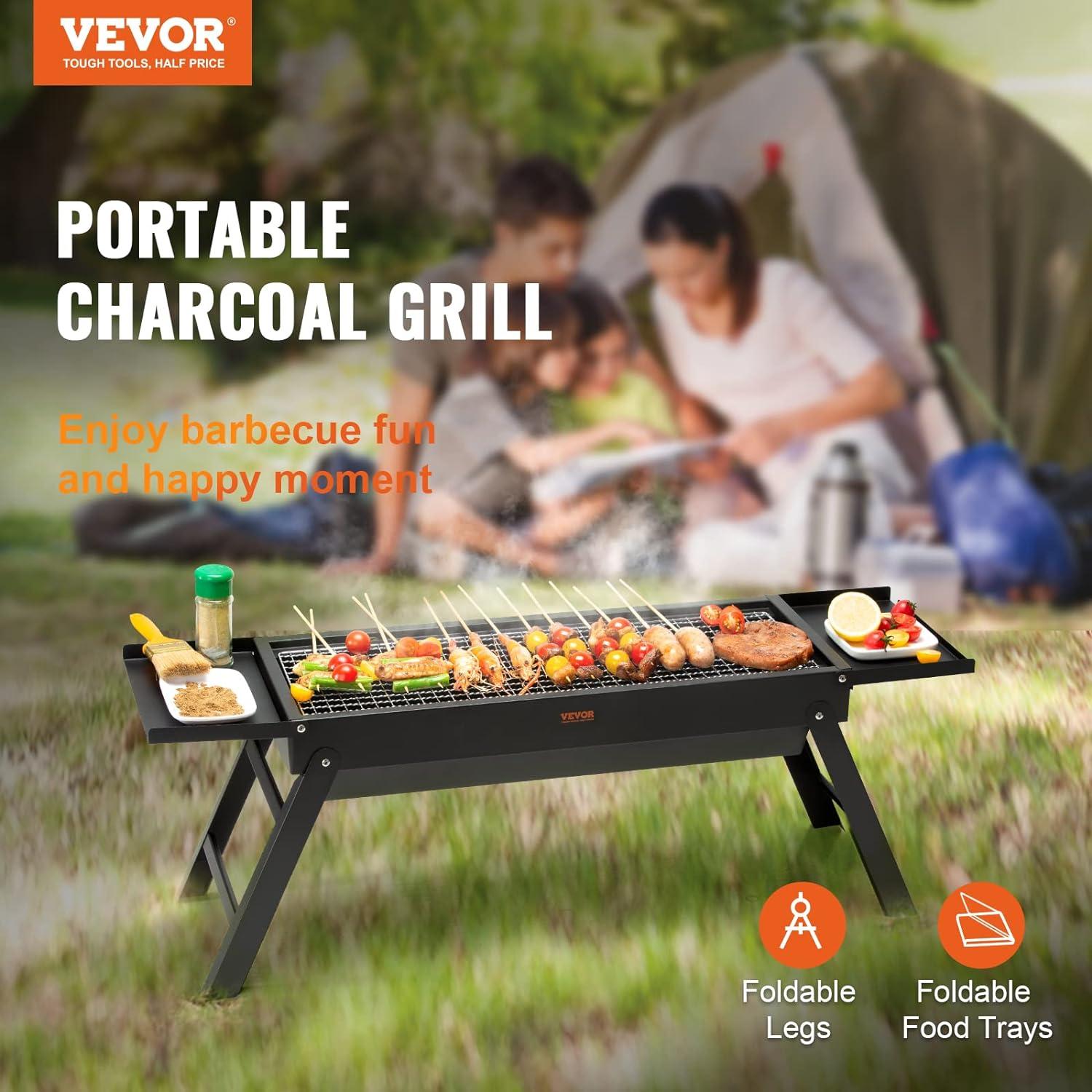 VEVOR 33.5'' W Portable Charcoal Grill