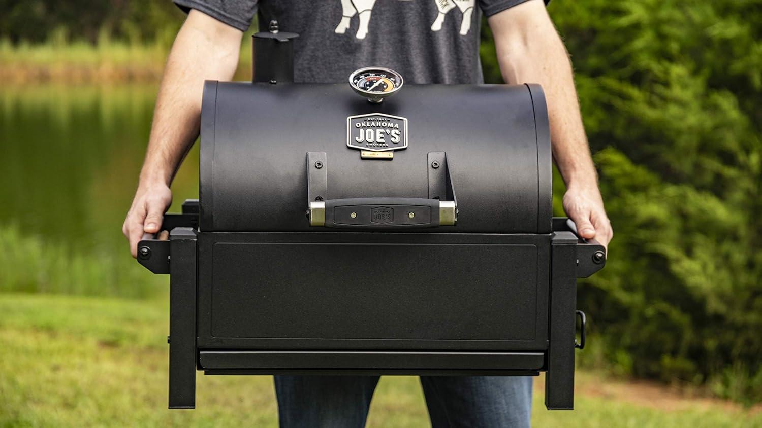 Oklahoma Joe's Rambler Tabletop Portable Charcoal Grill