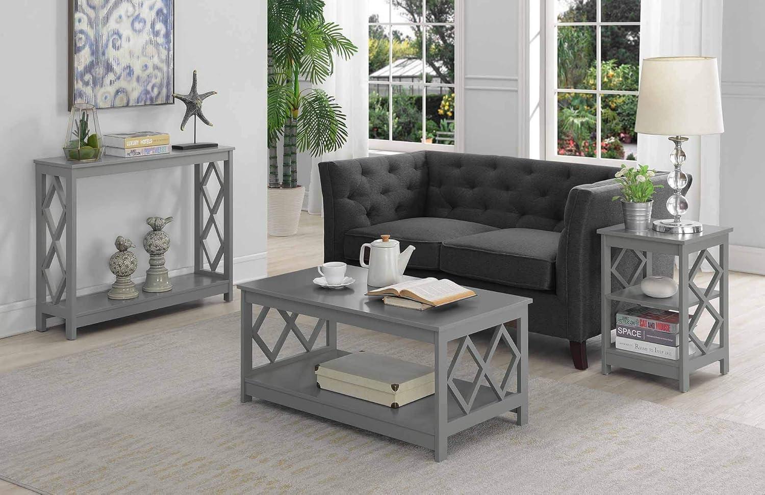 Diamond Coffee Table, Gray
