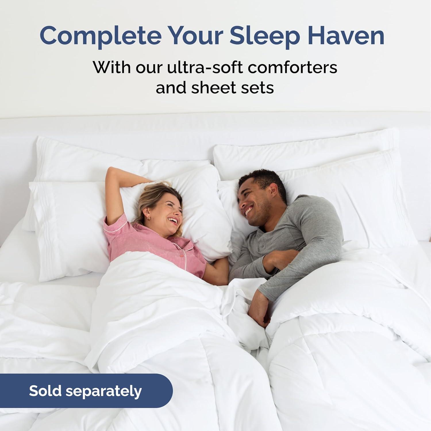 CGK Linens Ruffled Elastic Wrap Around Tailored Bed Skirt