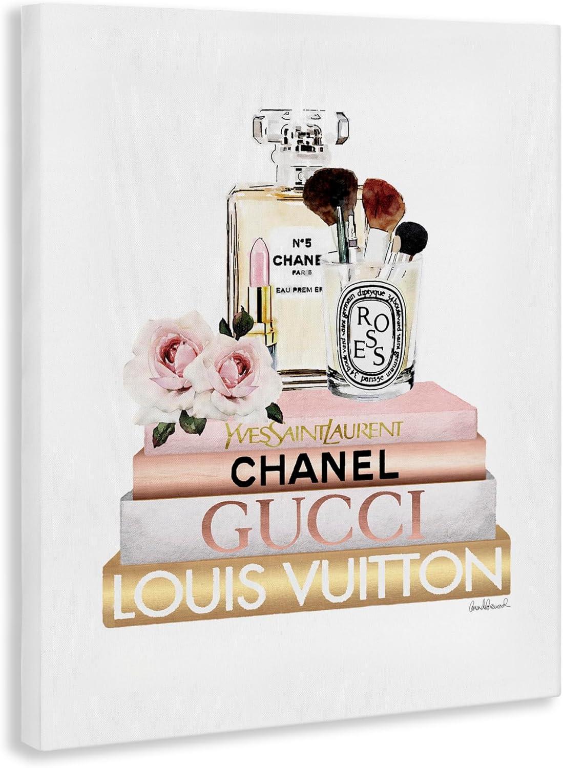 Stupell Industries Fashion Essentials With Iconic Glam Brands by Amanda Greenwood - Graphic Art Print