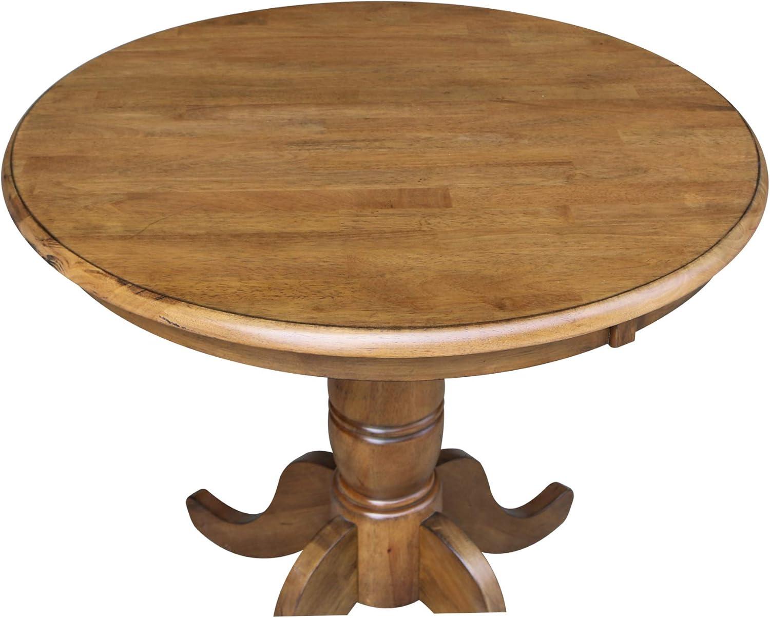 Morgan 30" Round Top Pedestal Table - International Concepts