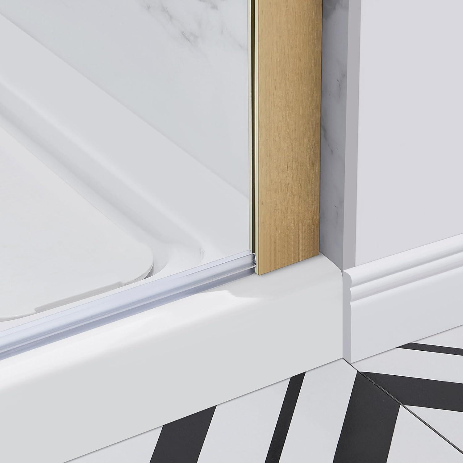 OVE Decors Bel Soft Close 2-Piece 32" x 48" x 81" Base/Door Rectangular Alcove Shower Kit