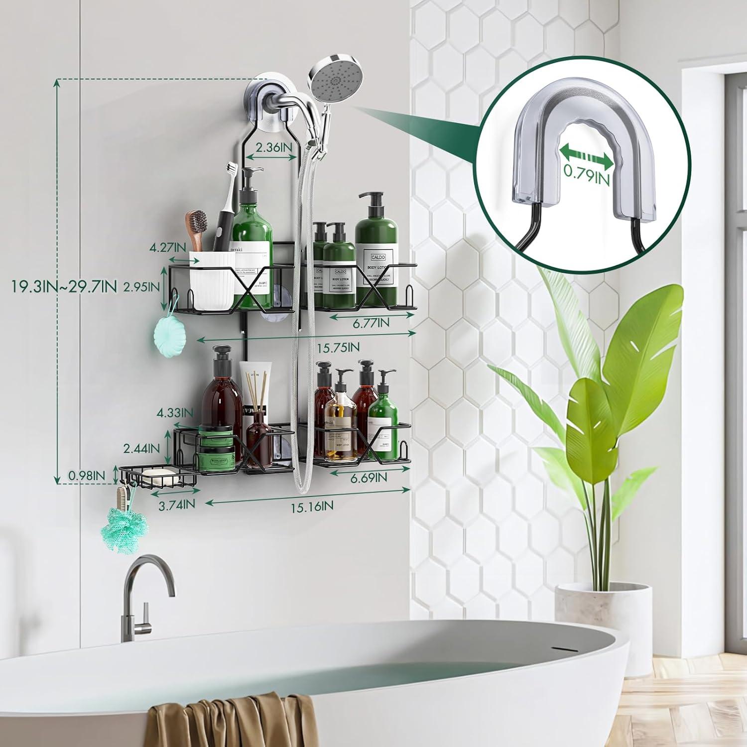 Upgraded Hanging Shower Caddy