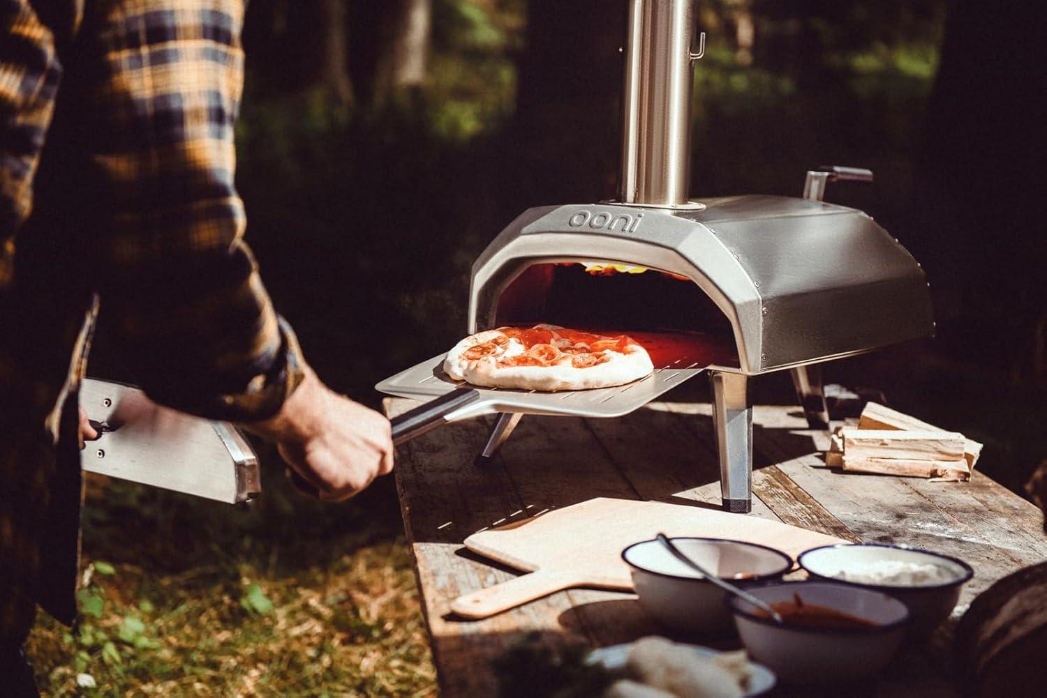 Ooni Karu 12 Multi-Fuel Outdoor Pizza Oven, Portable Wood Fired and Gas Pizza Oven