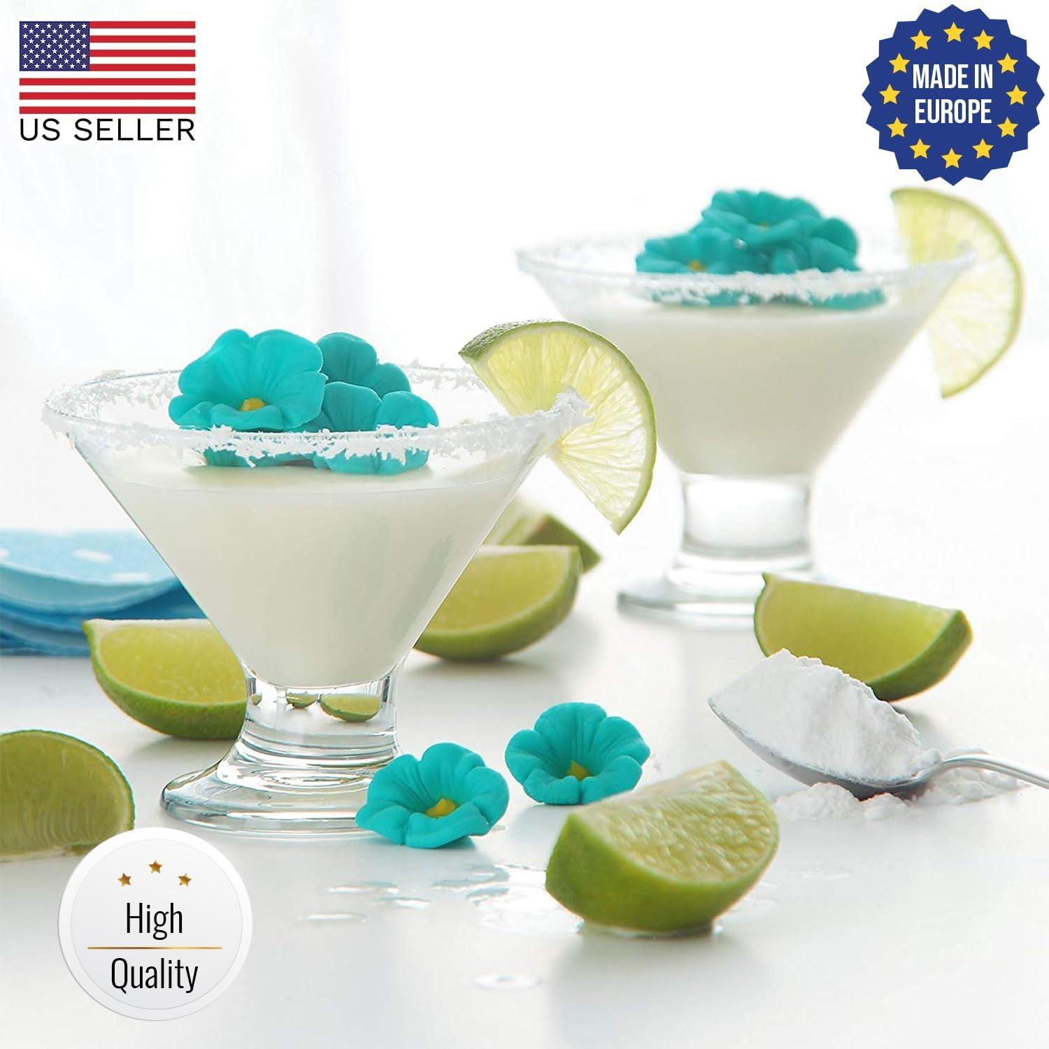 Lav Ice Cream Glass Bowl Set of 6, Clear Ice Cream Sundae Glasses, 5.5 oz