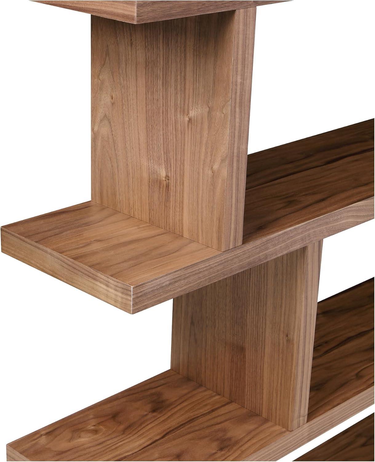 Modern Staggered Bookshelf (63")