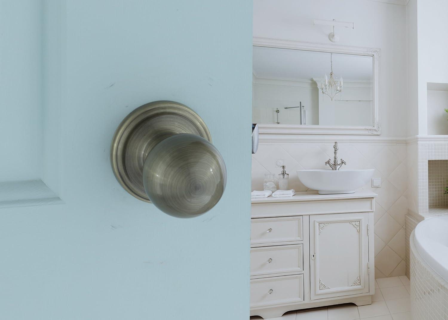 Ball Passage Door Knob with Round Rosette