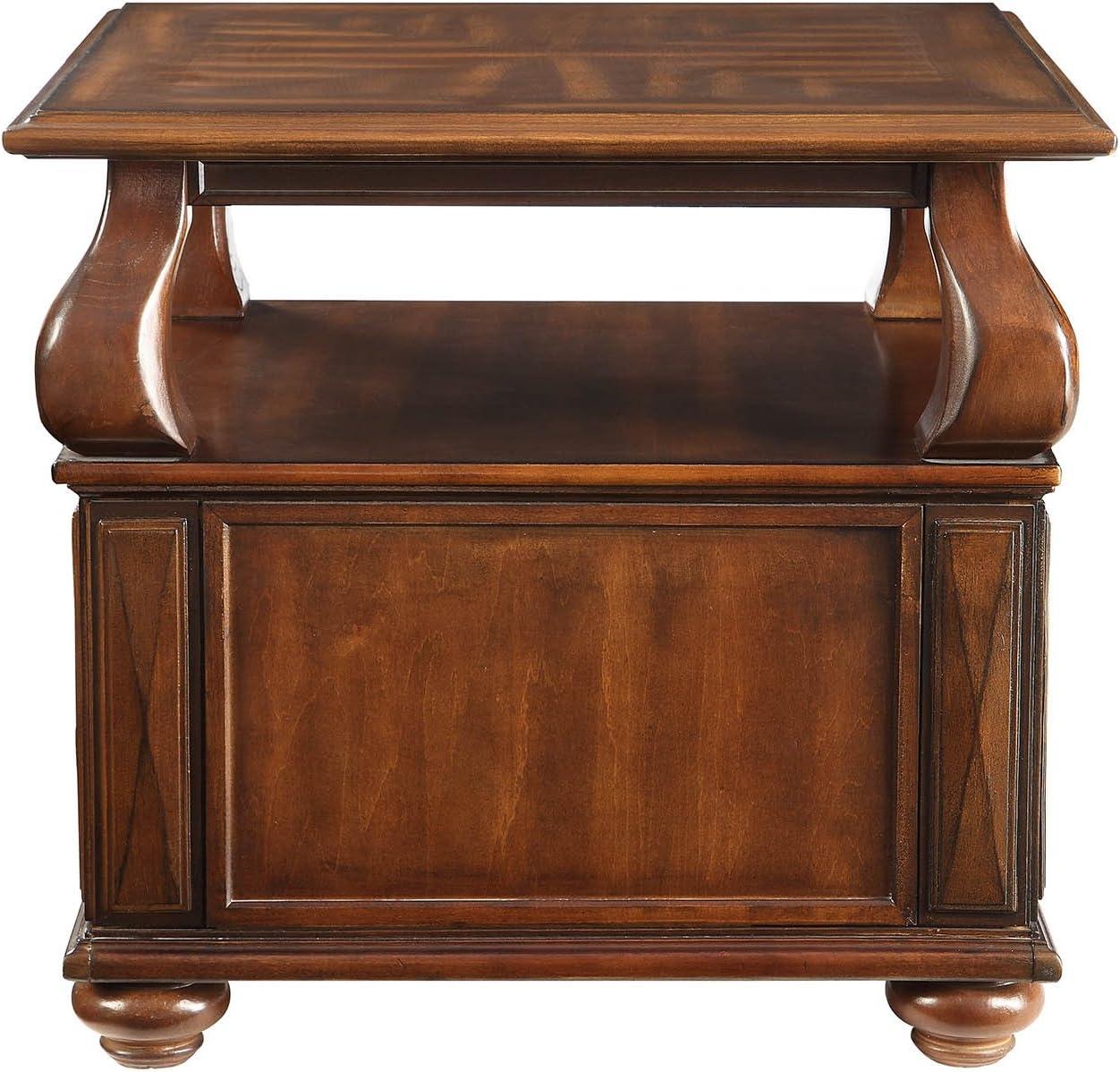 Charleen Solid Wood Top 2 - Drawer End Table