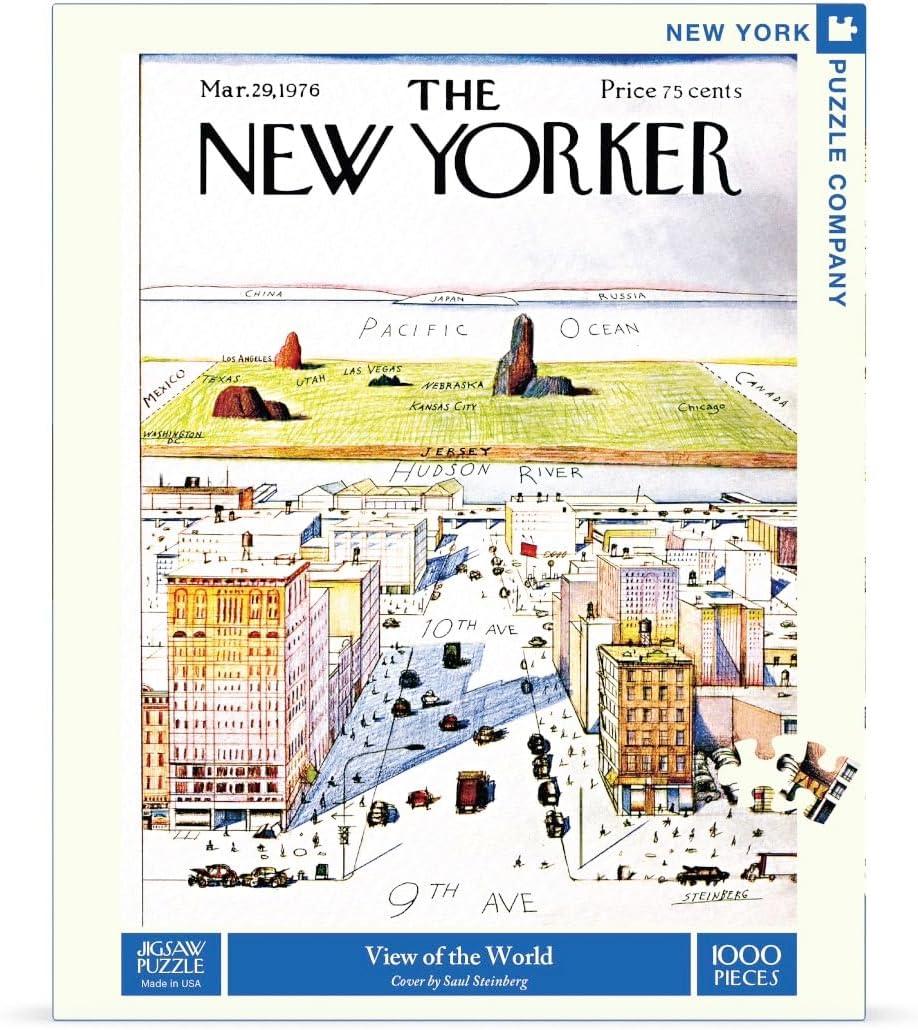 New York Puzzle Company View of the World 1000 Piece Puzzle