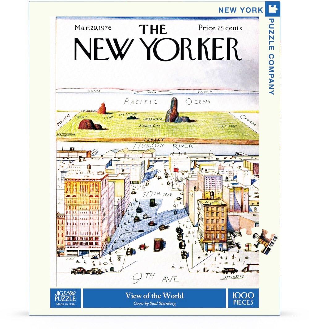 New York Puzzle Company View of the World 1000 Piece Puzzle
