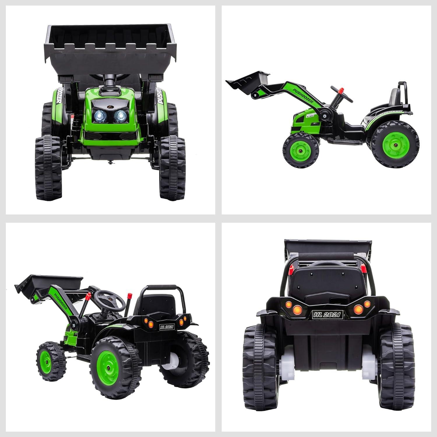 Aosom 6 Volt 1 Seater Tractors / Construction Battery Powered Ride On