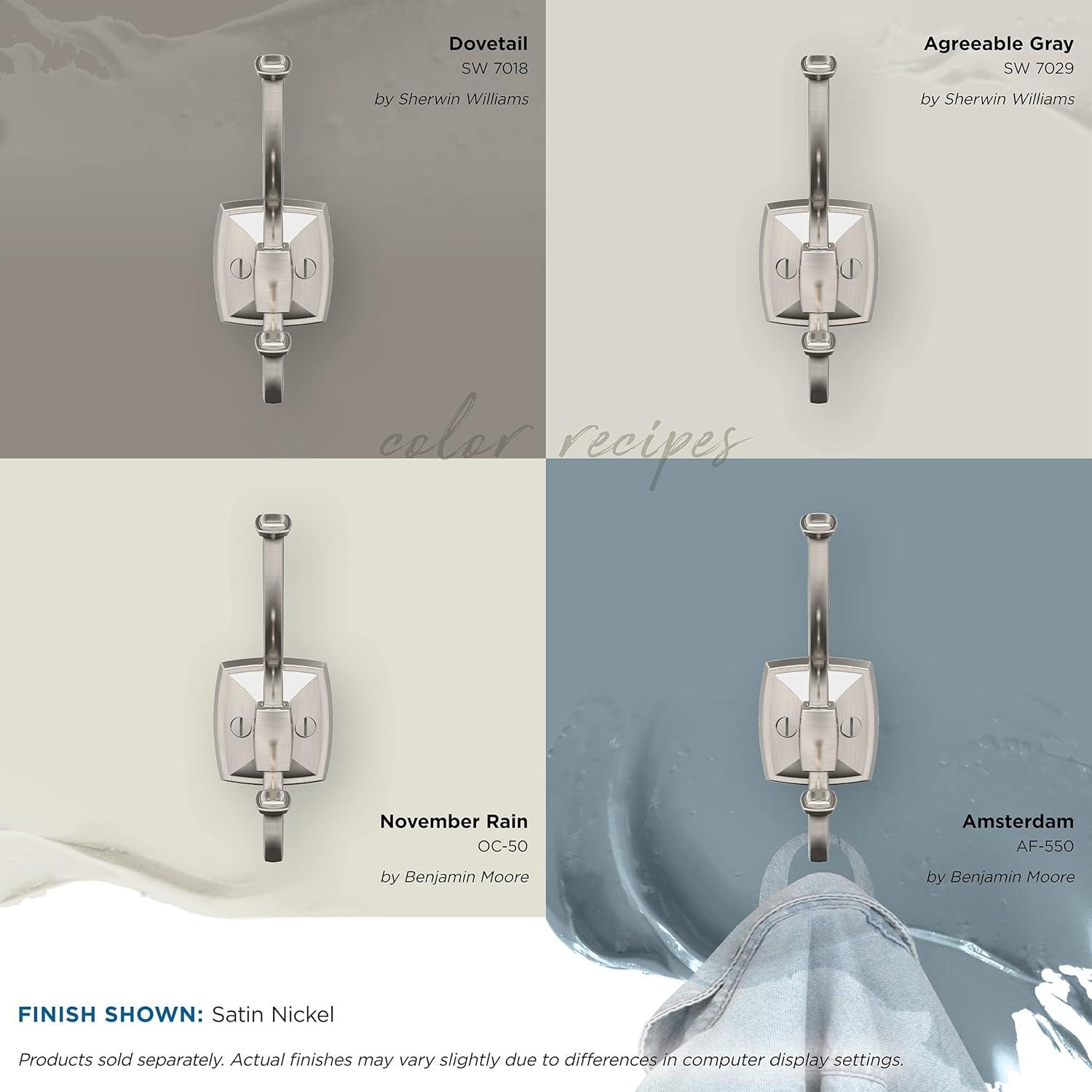 Kinsale Transitional Double Prong Decorative Wall Hook