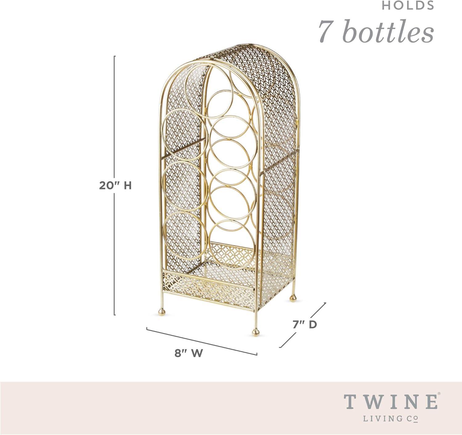 Trellis 7-Bottle Wine Rack