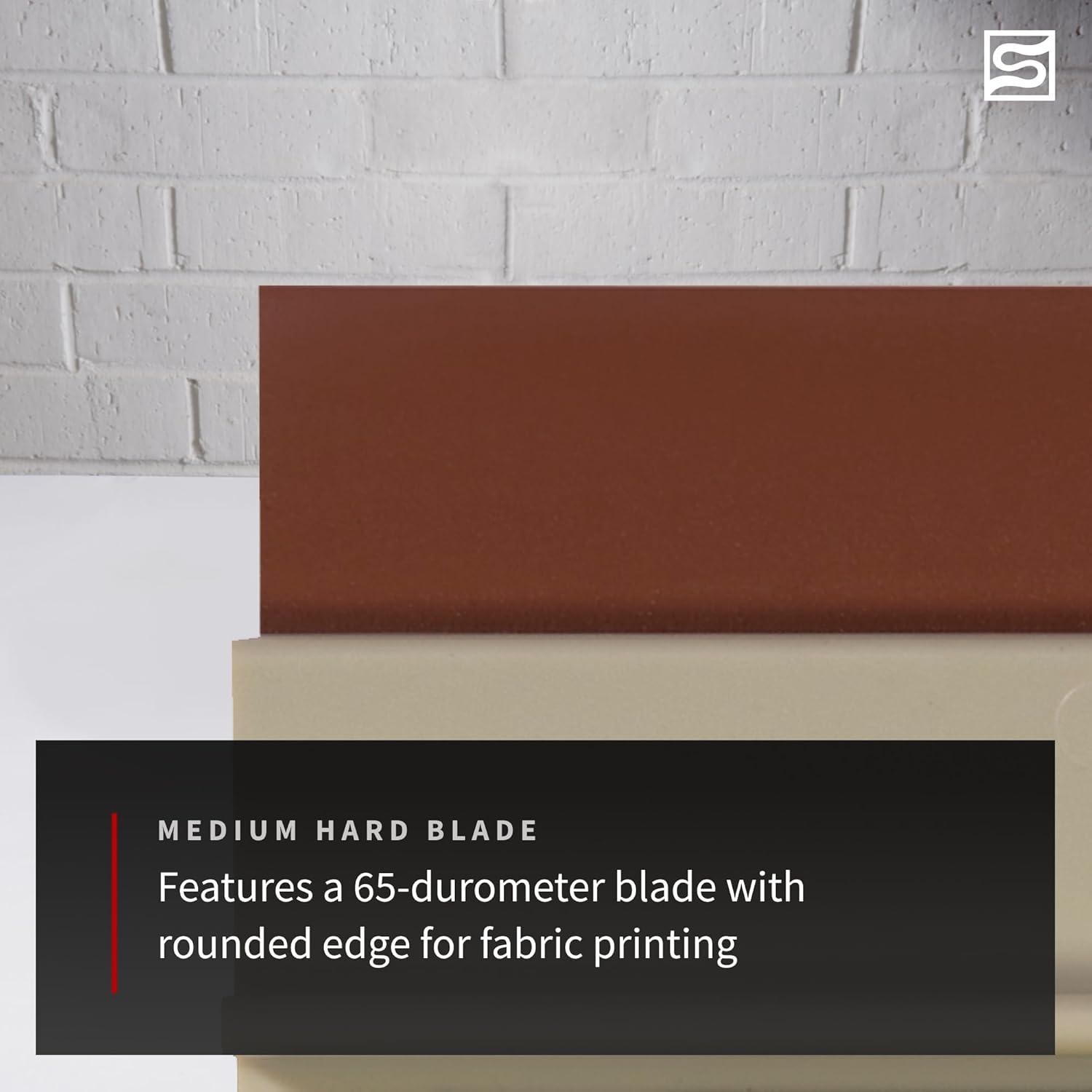 Beige Plastic 9-Inch Craft Fabric Squeegee