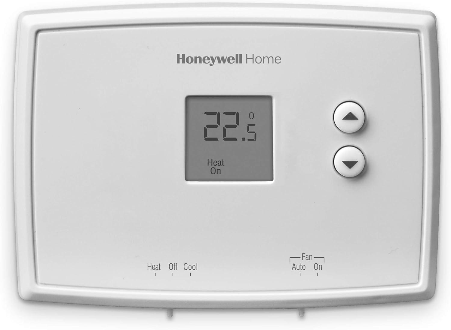 Honeywell Thermostat, Non-Programmable Thermostat, White, RTH111B1024/E1