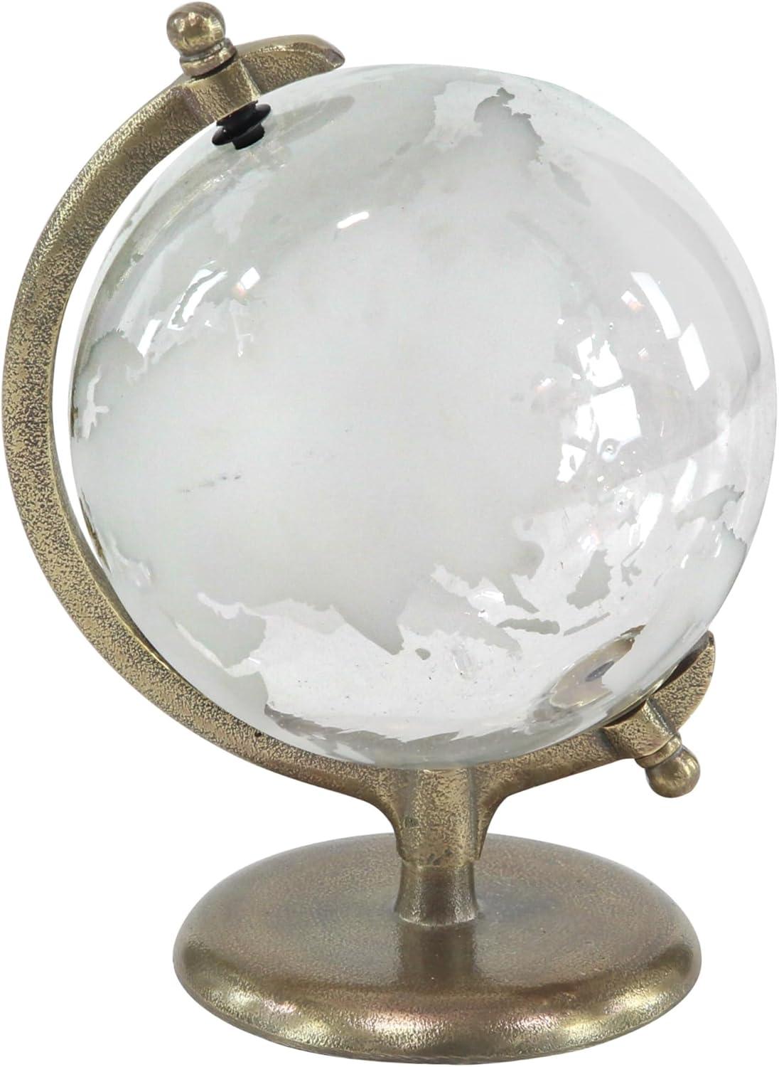 DecMode 9" White Globe with Flat Base