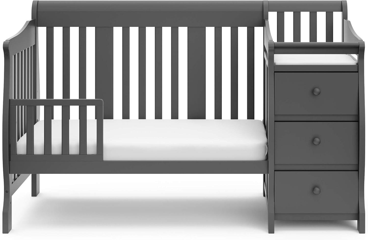 Storkcraft Portofino 5-in-1 Convertible Crib and Changer