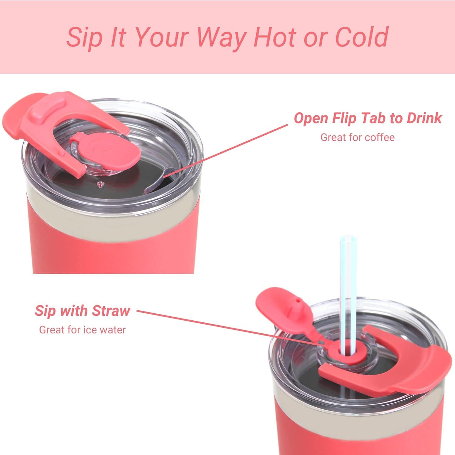 Drinco Drinco 20oz. Double Wall Insulated Stainless Steel Travel Tumbler