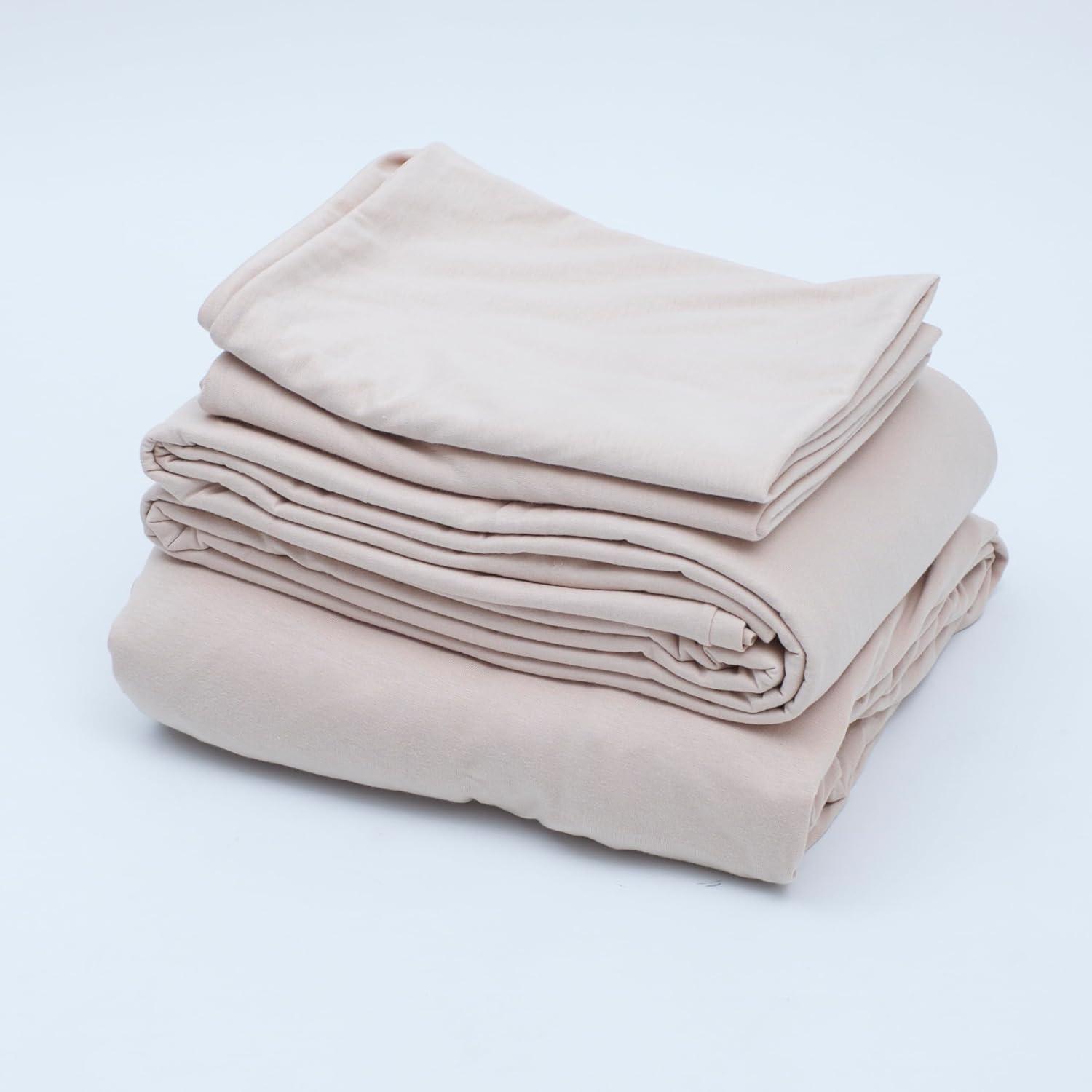 100% Cotton Jersey Knit Sheet Set