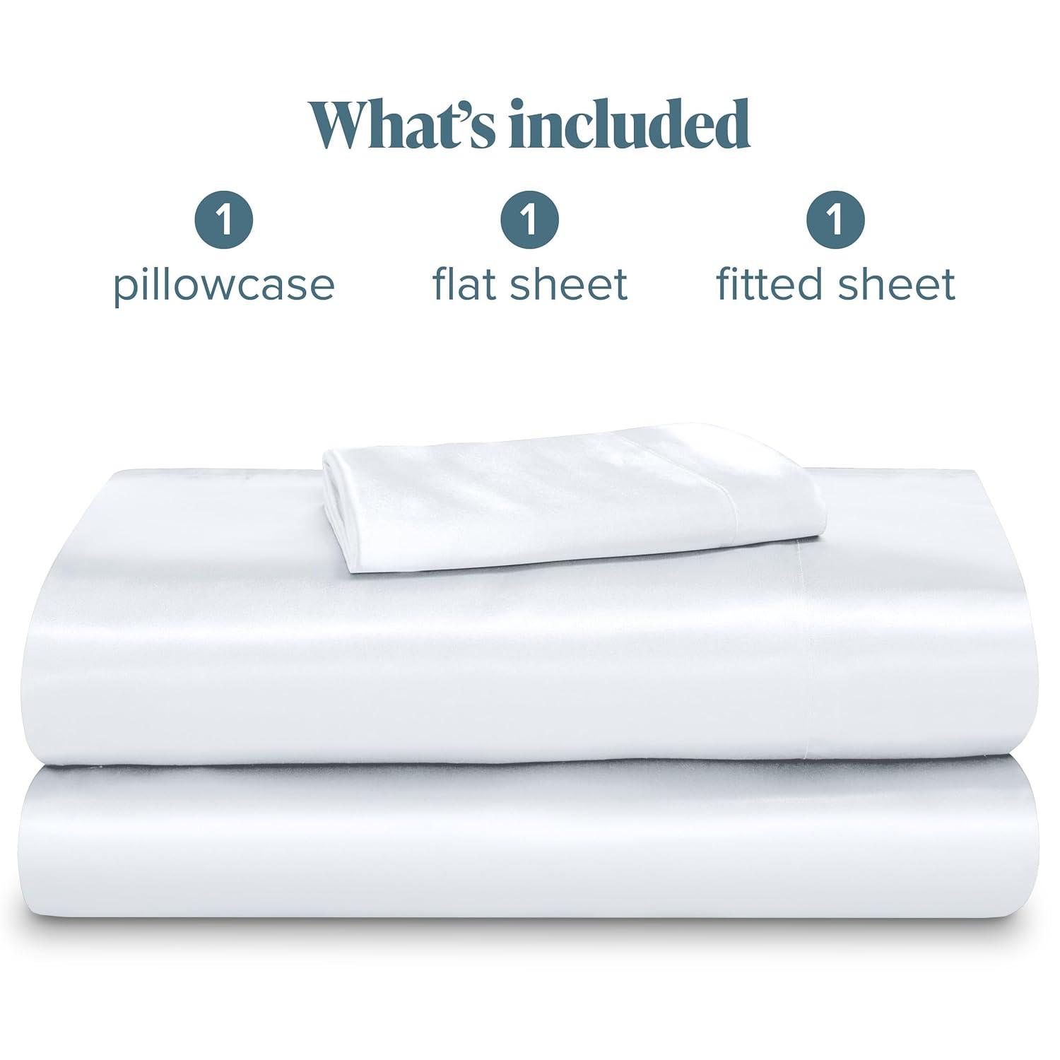 Bare Home Satin Sheet Set