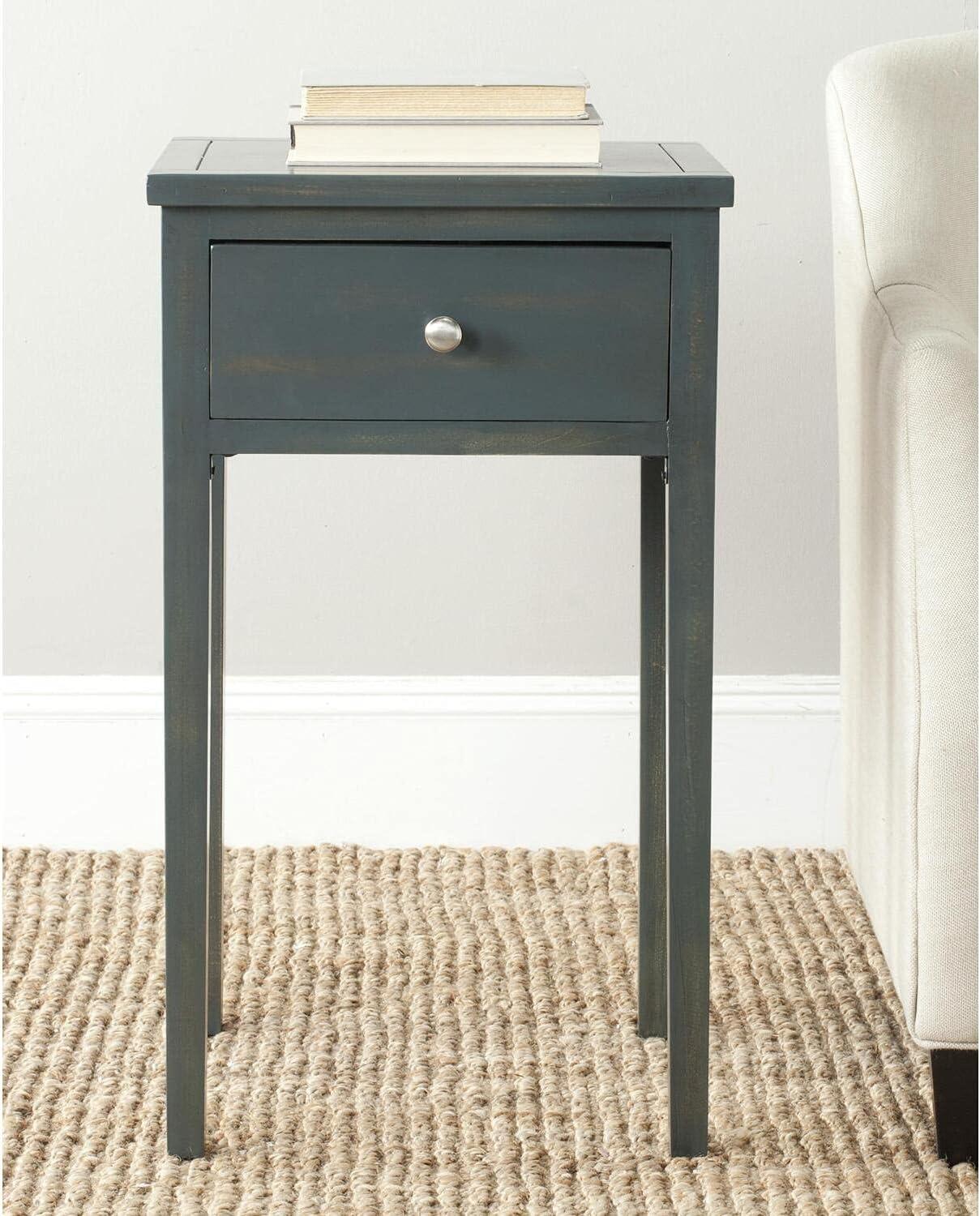 Abel Nightstand with Storage Drawers  - Safavieh